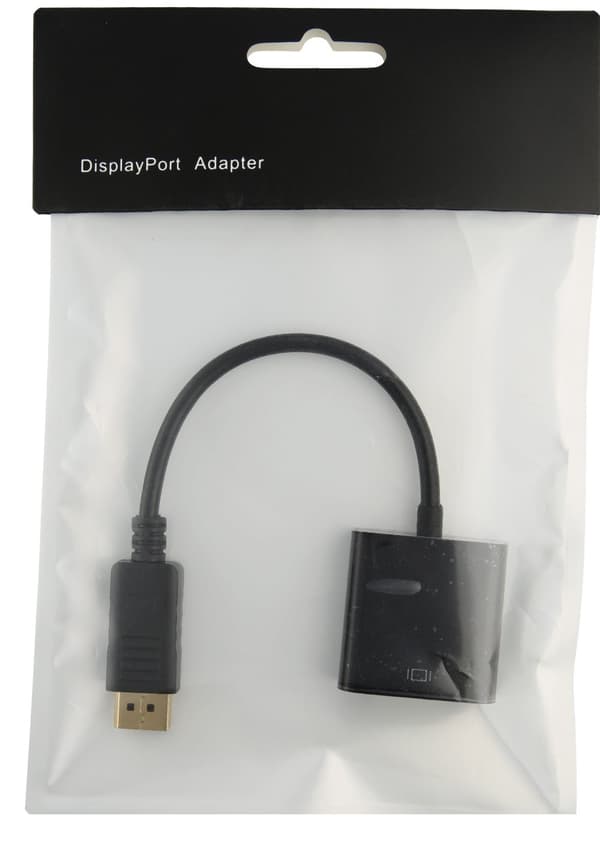Adapterkabel Displayport till DVI DP-adapter