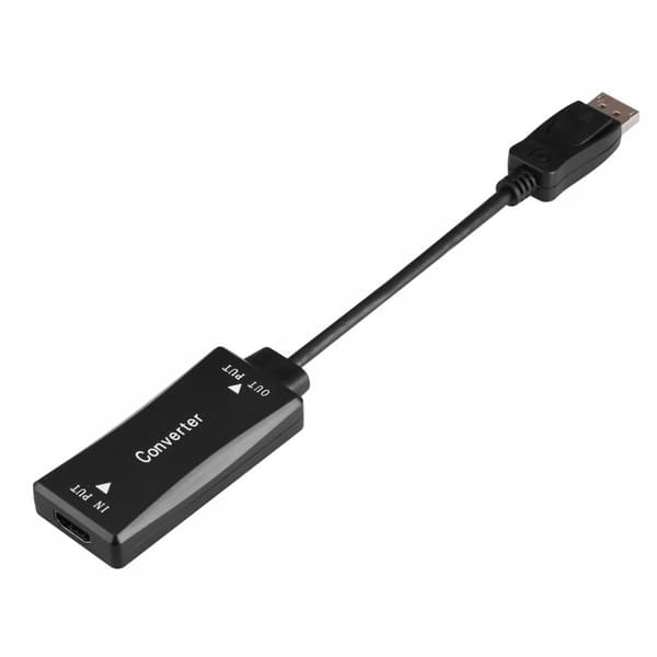 HDMI til Displayport Converter Adapter DP 4K@30Hz