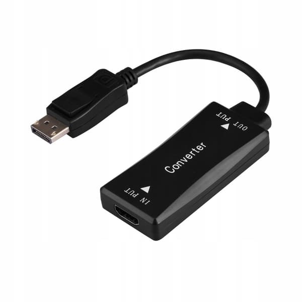 HDMI til Displayport Converter Adapter DP 4K@30Hz
