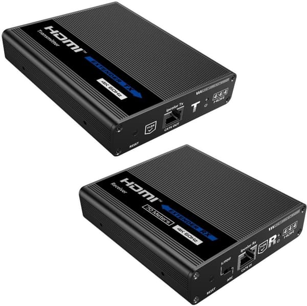 HDMI till LAN-omvandlare CASCADE 4K Spacetronik IP SPH-676C - set