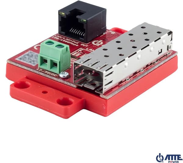 ATTE xFIBER-2-70 gigabitin Ethernet-mediamuunnin (PoE OUT)
