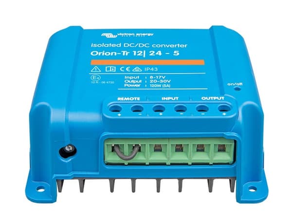 Victron Energy Orion-Tr 12/24-5A 120 W autoinvertteri (ORI122410110)