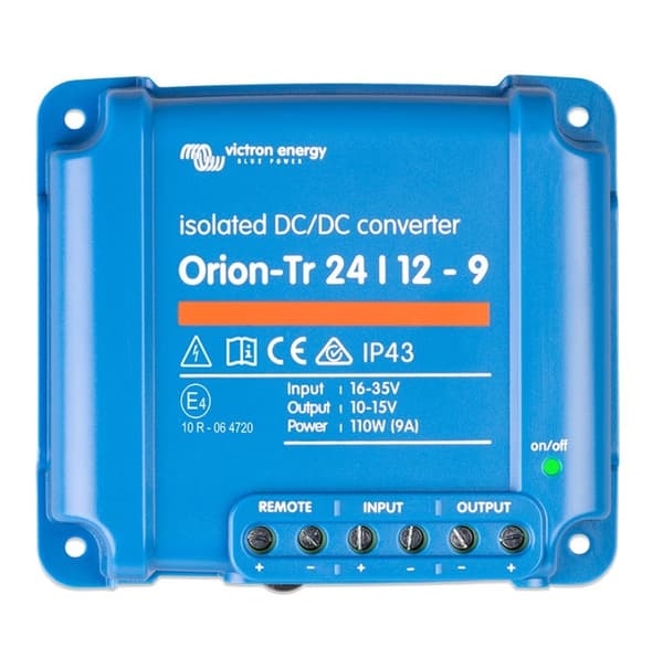 Victron Energikonverter Orion-Tr DC-DC 24/12-9A 110W isoleret