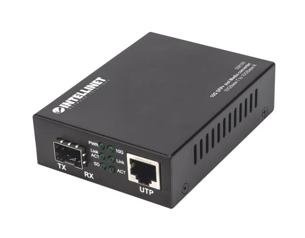 10GBase-T til 10GBase-R, 10GB SFP+/10GB RJ45 mediekonverter