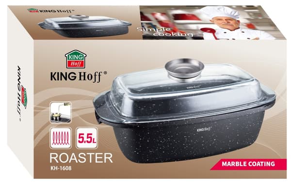Bradepande med non-stick marmorbelægning KINGHoff