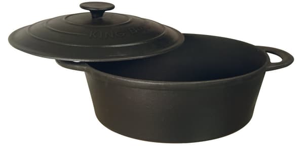 Støbejerns bradepande 4,5l Kinghoff