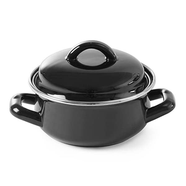 Gryde til supper og saucer med låg, blå, 0,3 l