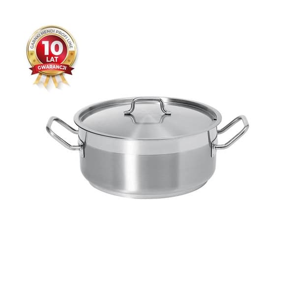 Profi Line låg gryta med lock, 12 l; ons. 320 x 150 timmar