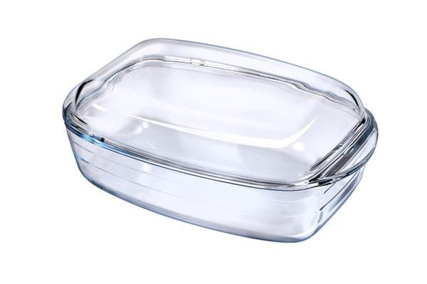 OVENCHEF ugnsfast form med lock, transparent, 370x215x(H)140mm Grundvariant