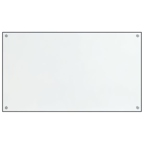 Stänkskydd 2 st transparent 70x50 cm härdat glas