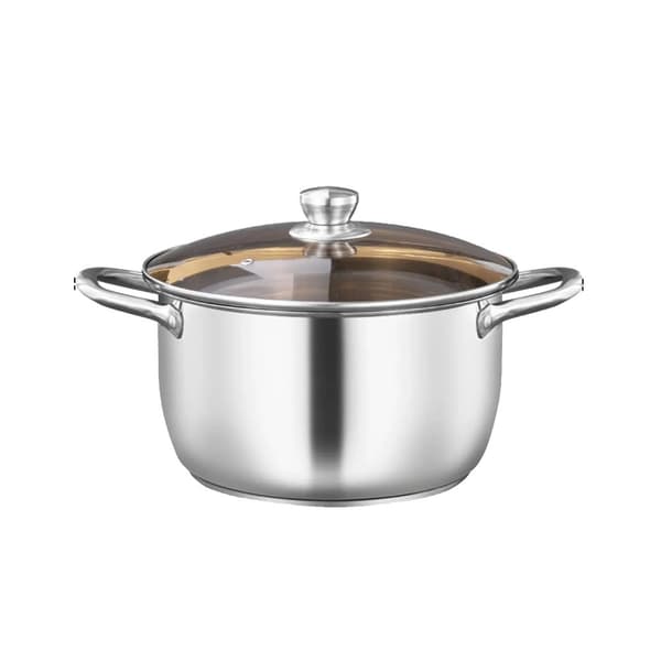 Suppetopf, 5L kapacitet, holdbart rustfrit stål,5L, Suppetopf