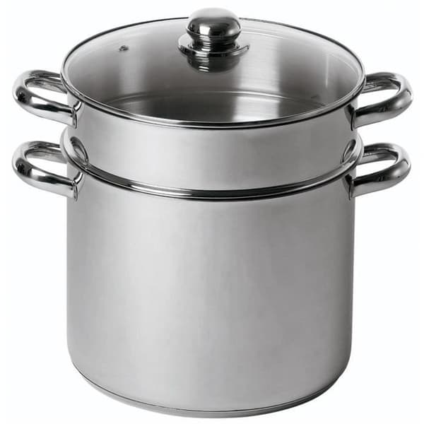 Couscousmaskine - BAUMALU - Alle varmekilder inklusive induktion - Lige rustfrit stål - 20 cm