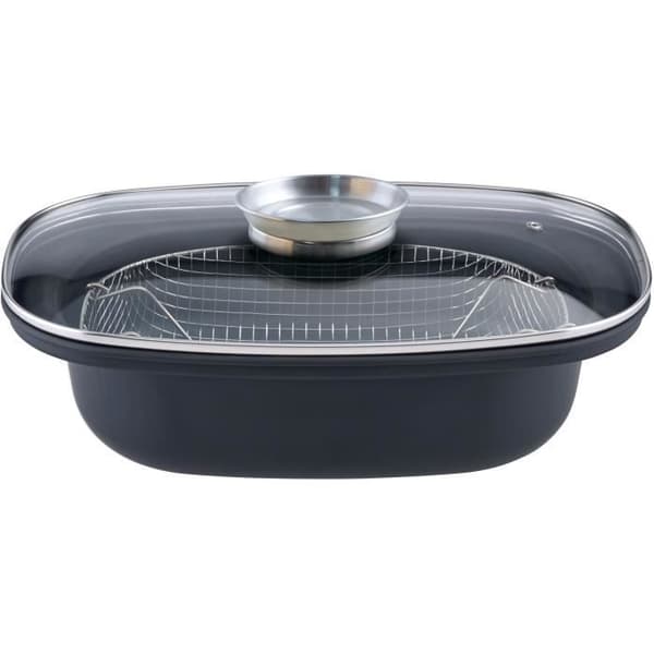 Aroma gryde med stegekurv - GSW - 414593 - Kulstofstål - 4 L / 32 cm - Alle kogeplader inklusive induktion