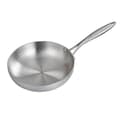 Pikkukuva 1 / 2: Ruostumattomasta teräksestä valmistettu paistinpannu, tarttumaton, yleinen yhteensopivuus,Hopea, 28 cm