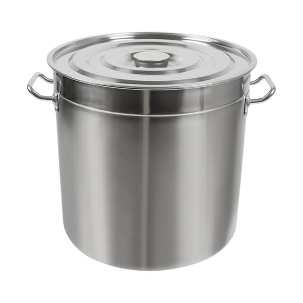 Stort rostfritt stålspann, mångsidig för matlagning, flera kapacitetsalternativ,Silver, 70L