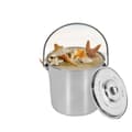 Miniatyrbillede 1 af 4: Mad Sikker Spand, 12 Liter Kapacitet, Rustfrit Stål Konstruktion