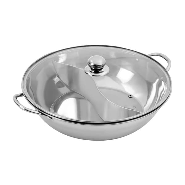 Hot Pot, Ruostumaton teräs, Pyöreä muoto, Astianpesukoneen kestävä,Hopea