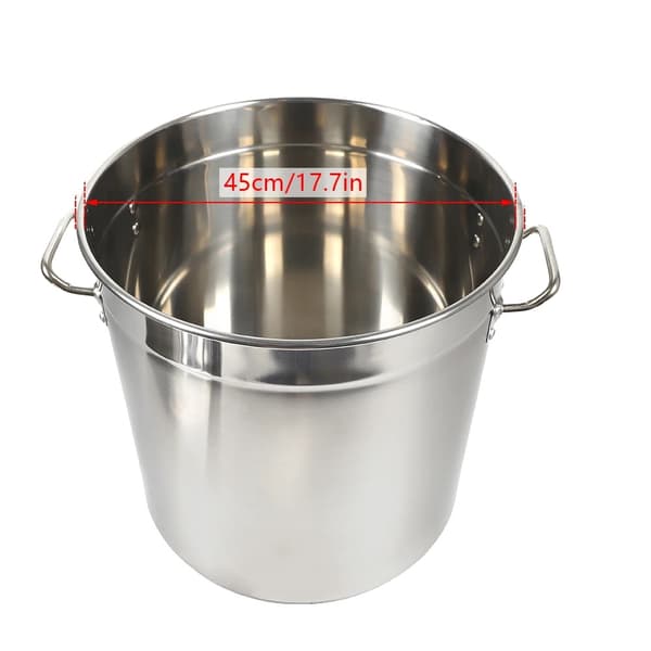 Rostfritt stål gryta, stora kapacitetsalternativ, termisk isoleringsfunktioner,70 liter