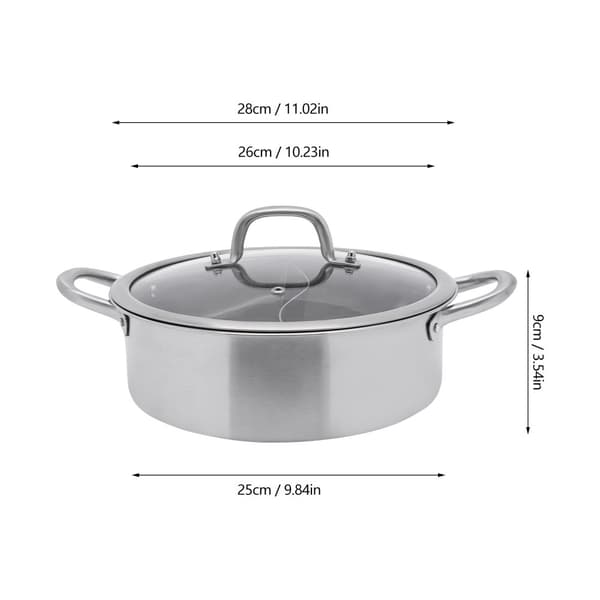 Hotpot-pata, suuri kapasiteetti, jakajasuunnittelu