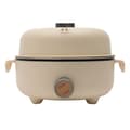 Miniatyrbillede 2 af 2: Elektrisk Hot Pot, 1,5L Kapacitet, To Strømindstillinger, Kompakt og Bærbar,Gul