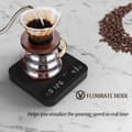 Miniatyrbild 7 av 9: Digital Kaffevåg med Timer, 2kg/0.1g Högprecision Kaffevåg för Espresso - Fyra Funktionella Lägen