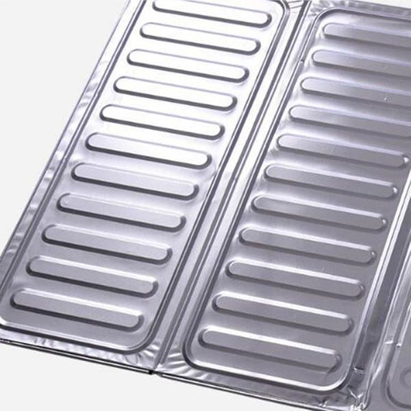 Skvettbeskytter for komfyren - Aluminium 2-pk