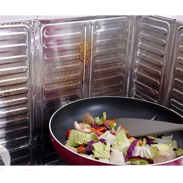Skvettbeskytter for komfyren - Aluminium 2-pk