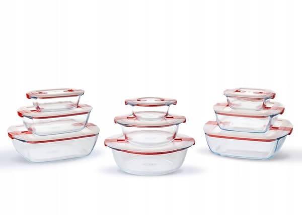 9-delt sæt - Kog varme Pyrex pander