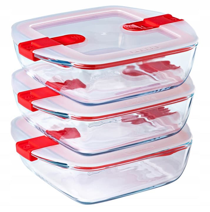 3 x 1 L Cook & Heat Pyrex ugnsfast form