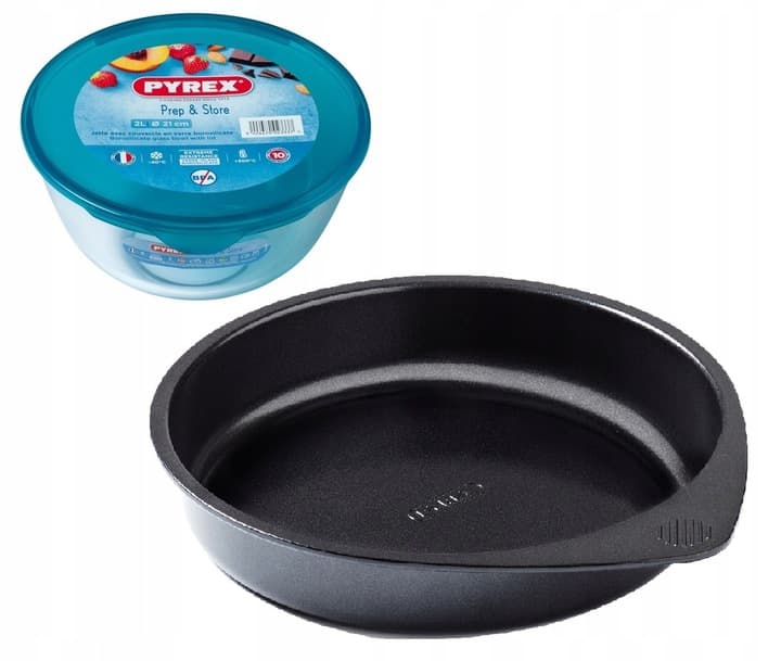 Bakplåt Magic + skål 2 L Pyrex