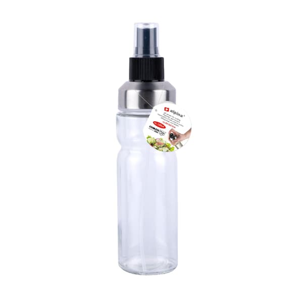 Sprayflaske til madolie i glas og rustfrit stål - 150 ml