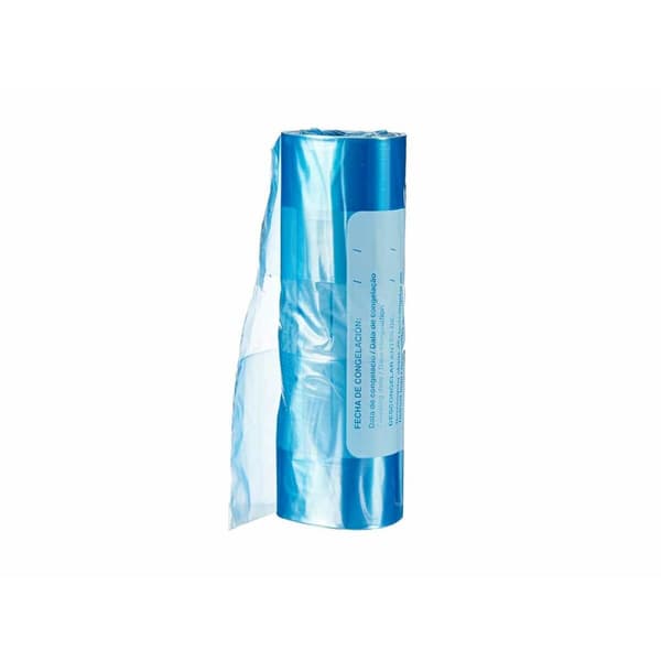 Blå Polyethylen Frysepose 22 x 35 cm - 30 stk - Holdbare fryseposer til opbevaring af fødevarer. Beskyt din mad med disse poser.