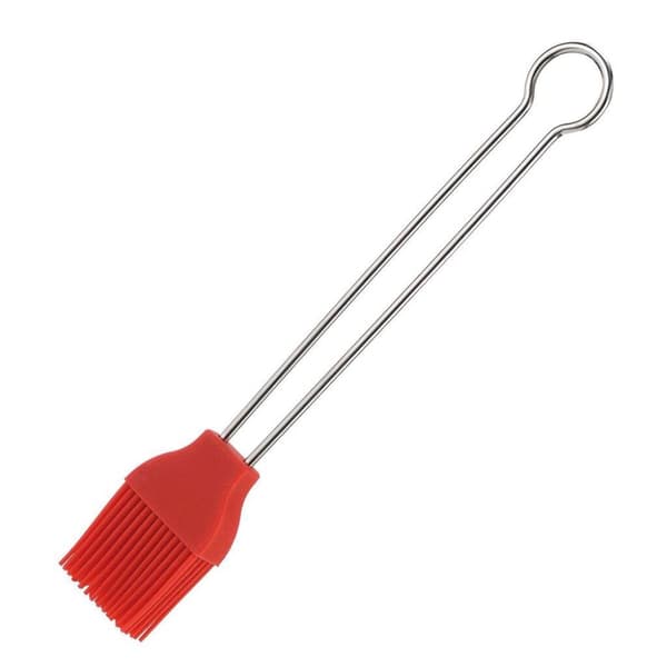 Westmark Silikone Bagebørste 20 cm Rustfrit Stål/Rød