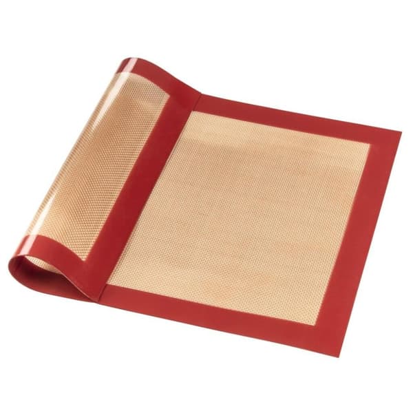 Xavax Silikone Bagemåtte Kantet 40 X 30 Cm Rød-Brun