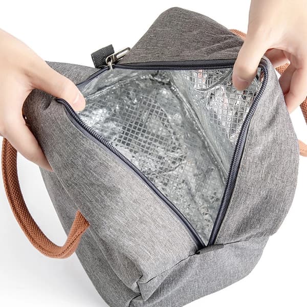 Stilfuld køletaske med aluminiumsfolie og oxford-materiale