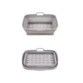 Miniatyrbilde 1 av 3: Sammenleggbart Silikonbrett for Airfryer – 19,5 x 12,9 cm - Enkel Rengjøring