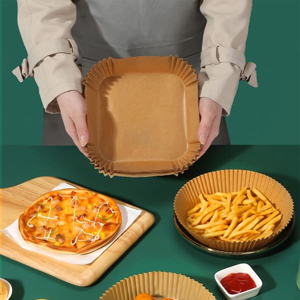 Bagepladepapir til Airfryer 16x4,5cm - 100-pak - Lille