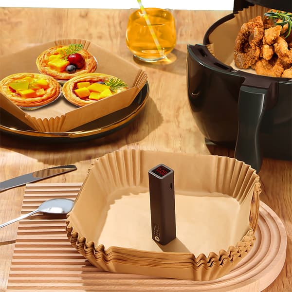Bagepladepapir til Airfryer 16x4,5cm - 100-pak - Lille