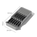 Miniatyrbilde 6 av 7: Justerbar Knivskuff 40 x 15,5-25 x 5cm
