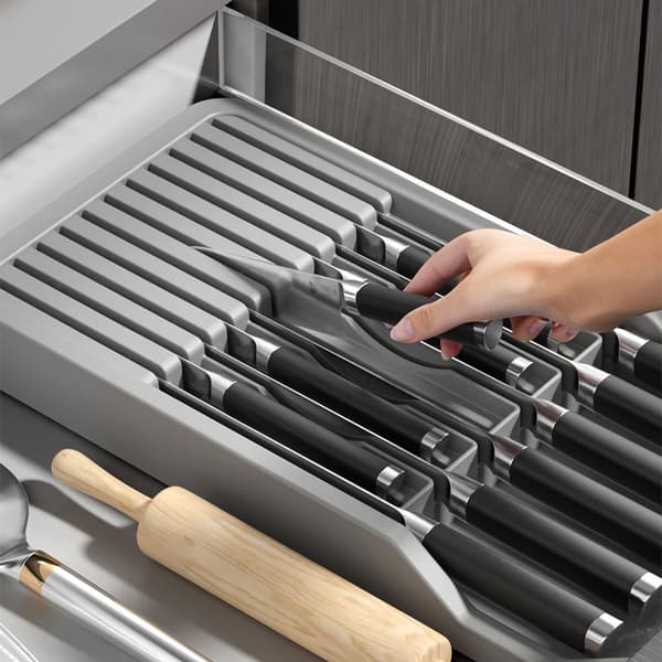 Justerbar knivboks 40 x 15,5-25 x 5cm