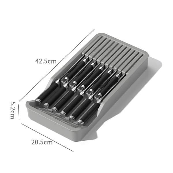 Justerbar knivboks 40 x 15,5-25 x 5cm