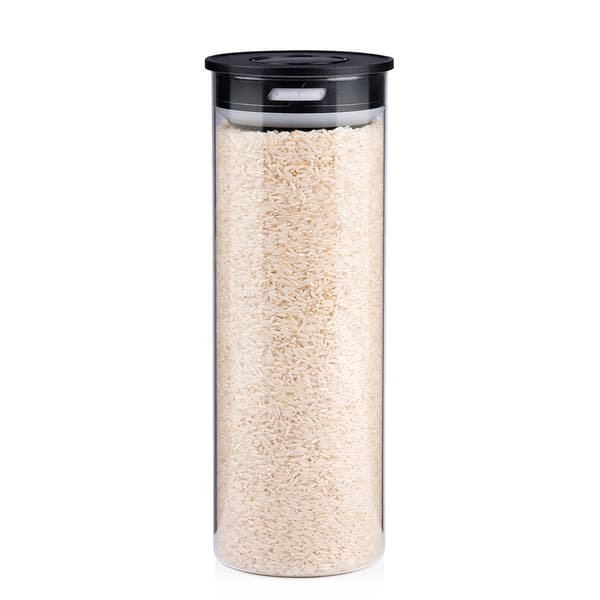 Glaskrukke med vakuumlåg 10x27,5cm