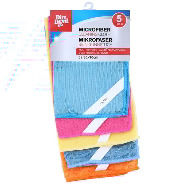 Dirt Devil Mikrokuituliinat 30x30cm - 5 kpl