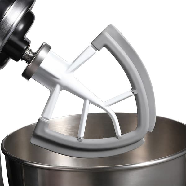 Flad mixer med silikone sider til Kitchen Aid 4.5-5QT