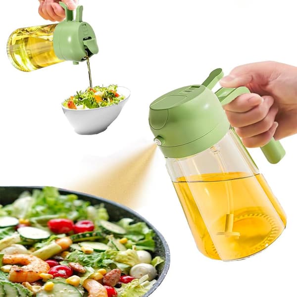 Sprayflaske til olie i glas - 470 ml