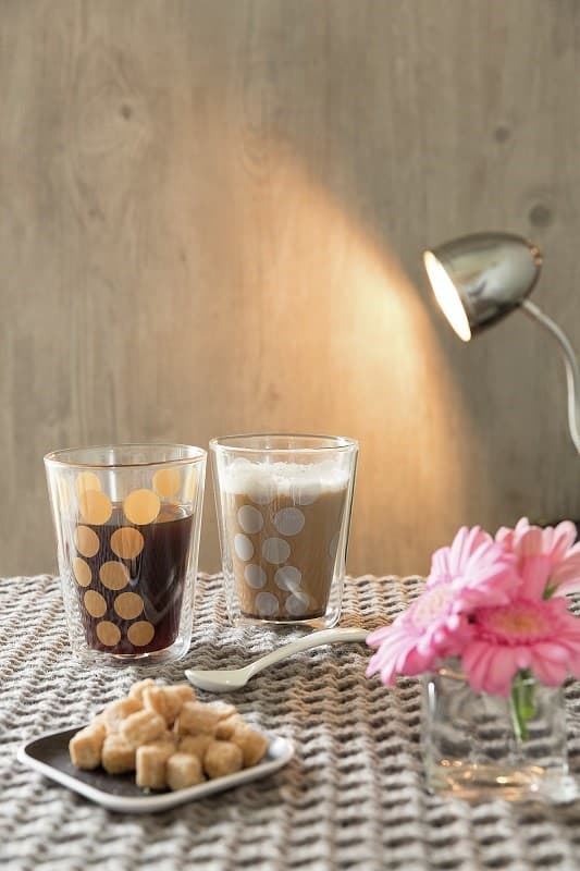 Zak!-Sæt med 2 glas 200ml med skeer, sølv