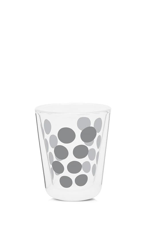 Zak!-Sæt med 2 glas 200ml med skeer, sølv