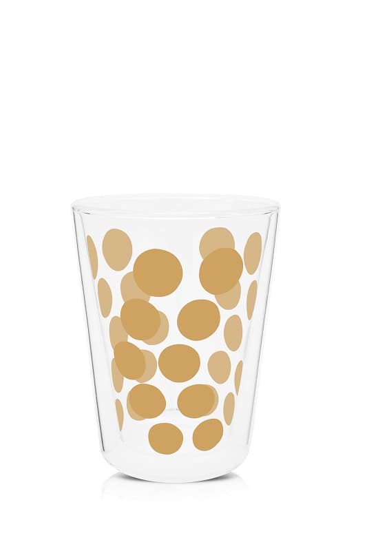 Zak!-Setti 2 lasia 350ml ja lusikat, kultaa