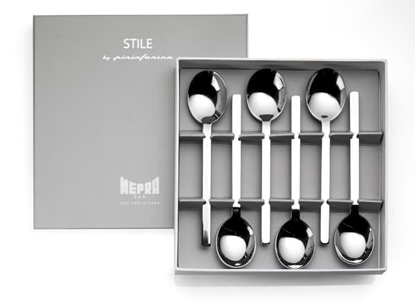 MEPRA-Sæt kaffeskeer 6 stk.Gave Oro Nero, St