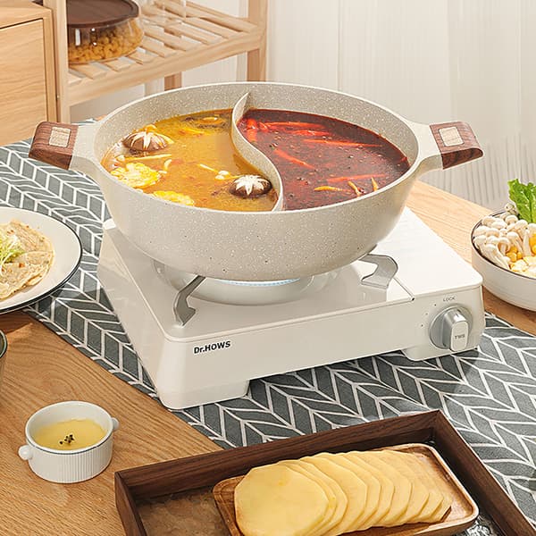 Tvådelad Non-Stick Panna med glaslock 32cm